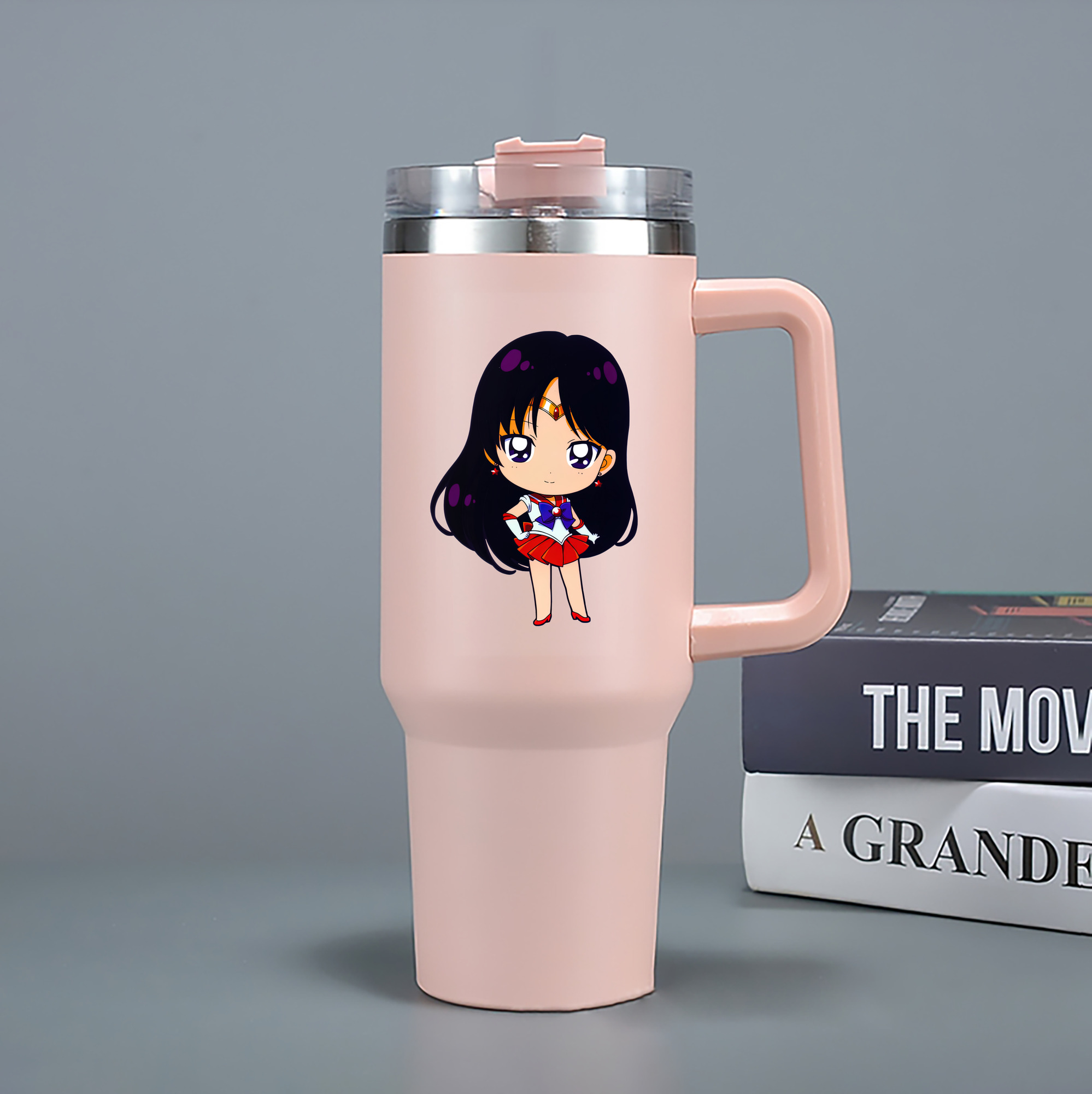 （画像用） 美少女戦士セーラームーン 火野レイ ひの レイ Sailor Moon Hino Rei （セーラーマーズ,Sailor Mars） 1200mL車用タンブラー（カラープリント）
